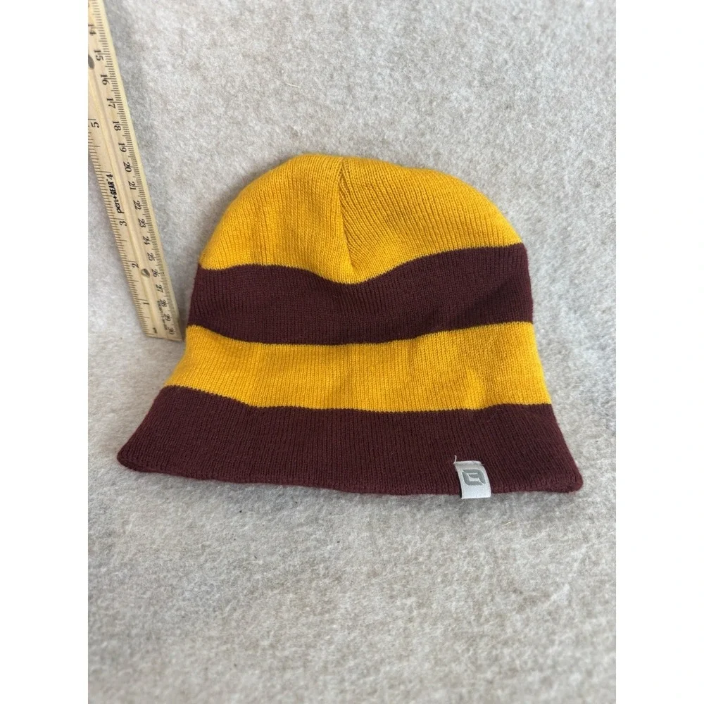 Logofit Arizona State Sun Devils Burgundy‎ Hat Knit Beanie Striped